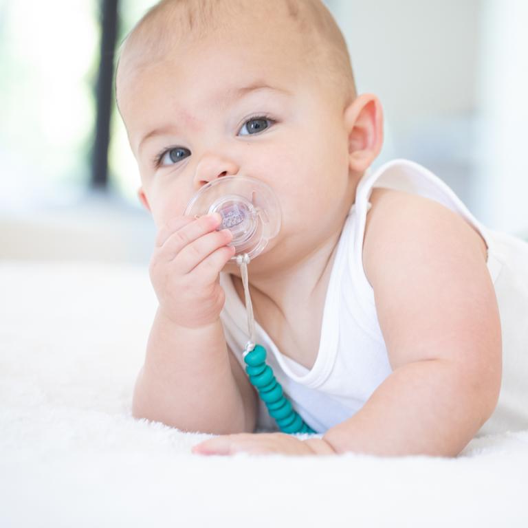 Teal Pacifier Clip - Eden Lifestyle