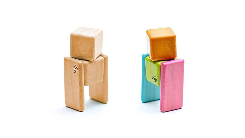 Tegu, Gifts - Toys,  Tegu Magnetic Blocks Original Pocket Pouch - Tint