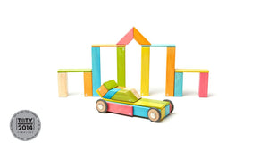 Tegu, Gifts - Toys,  Tegu Magnetic Wooden Blocks - 42 Piece Set - Tints