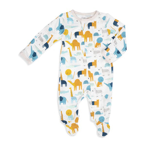 Magnetic Me by Magnificent Baby The Fast And The Furriest Modal Magnetic Footie Blue - Eden Lifestyle