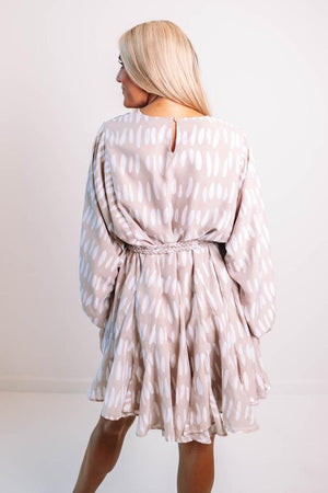 J. Marie The Harriet Rope Dress - Taupe - Eden Lifestyle