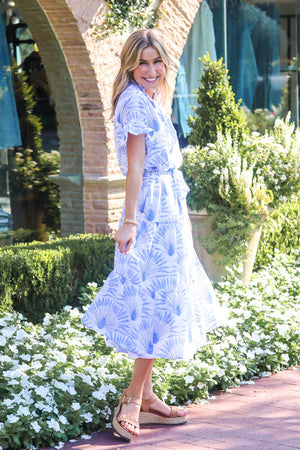 The Lindsay Button Up Midi Dress - Eden Lifestyle