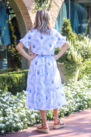 The Lindsay Button Up Midi Dress - Eden Lifestyle