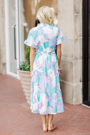 The Mia Rae Button Up Midi Dress - Eden Lifestyle