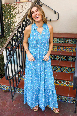 The Tamara Ruffle Tier Maxi Dress - Eden Lifestyle