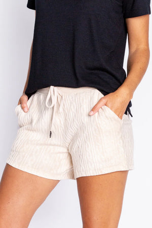The Tramway Cable Knit Long Sleeve and Short Set - Eden Lifestyle