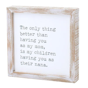 Their Nana Framed Sign - Eden Lifestyle