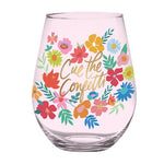 Cue The Confetti Thimblepress x Slant Jumbo Stemless Wine Glass - Eden Lifestyle