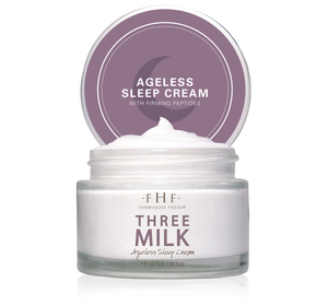 Three Milk Ageless Sleep Cream with Peptides - Eden Lifestyle