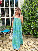 Tiered Maxi Dress- Hydrangea - Eden Lifestyle