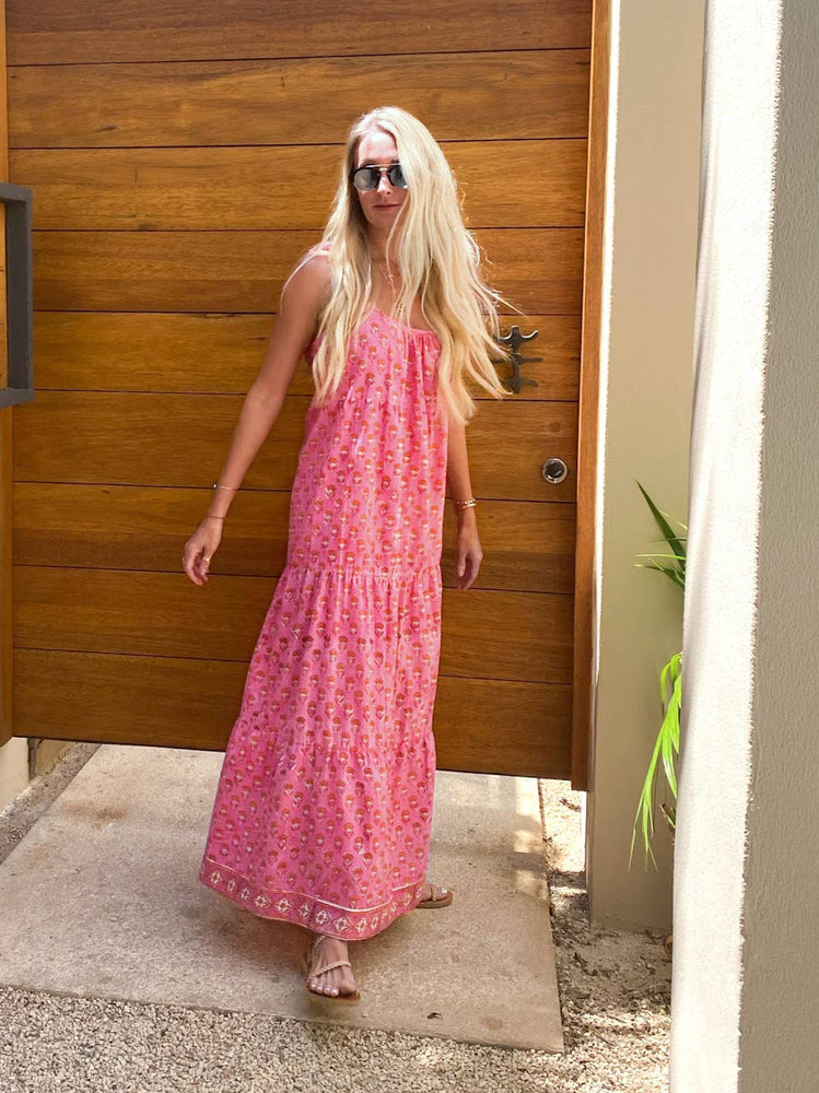 Tiered Maxi Dress- Mimosa - Eden Lifestyle