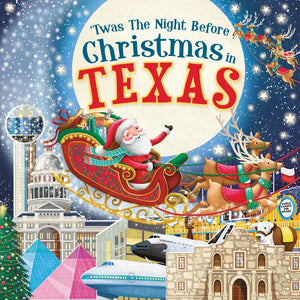'Twas the Night Before Christmas in Texas Hardcover Book - Eden Lifestyle