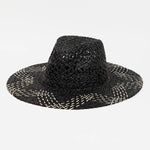 Two Tone Brim Woven Sunhat - Eden Lifestyle