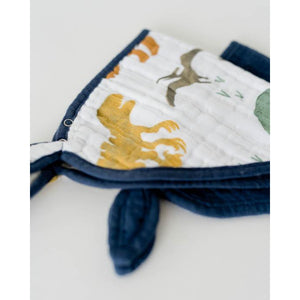 Little Unicorn, Baby - Feeding,  Little Unicorn Muslin Bandana Bib - Dino Friends