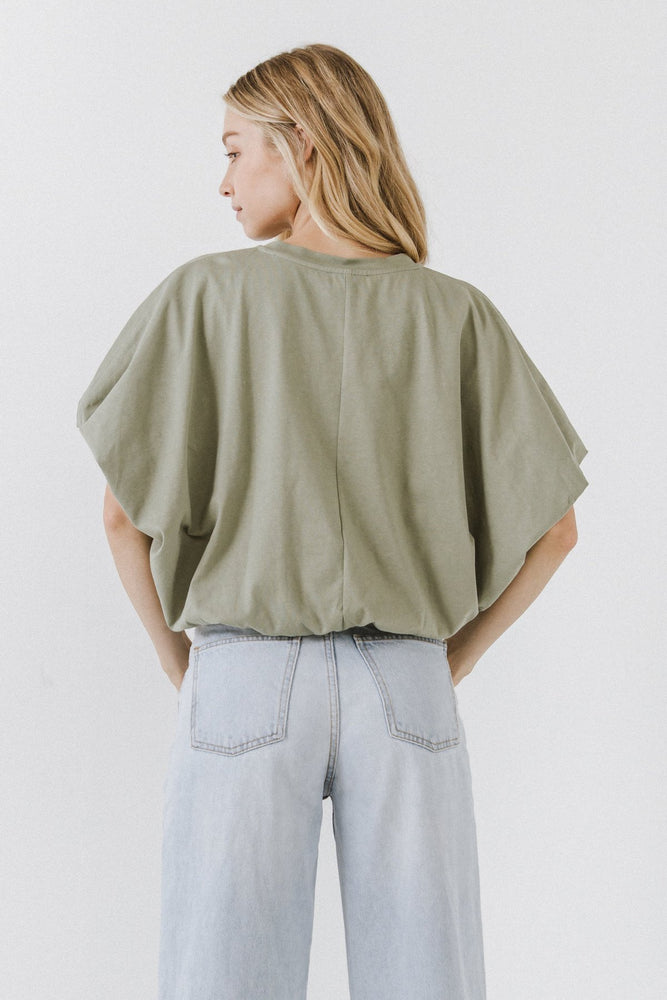 High-Low Cropped T-Shirt - Eden Lifestyle