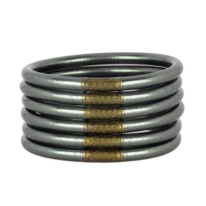 Budha Girl GRAPHITE ALL WEATHER BANGLES® (AWB®) - SERENITY PRAYER - Eden Lifestyle