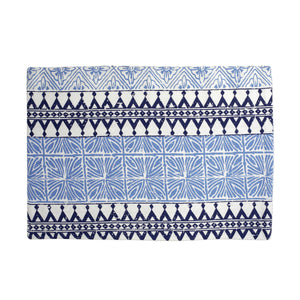 BOHEMIAN LINENS BLUE REVERSIBLE PLACEMATS - SET OF 4 - Eden Lifestyle