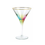 RAINBOW MARTINI GLASS - Eden Lifestyle