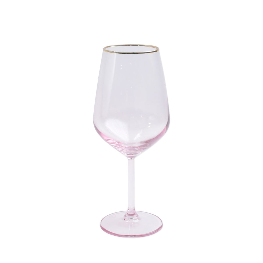 RAINBOW PINK WINE GLASS - Eden Lifestyle