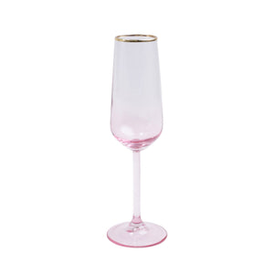 RAINBOW PINK CHAMPAGNE FLUTE - Eden Lifestyle