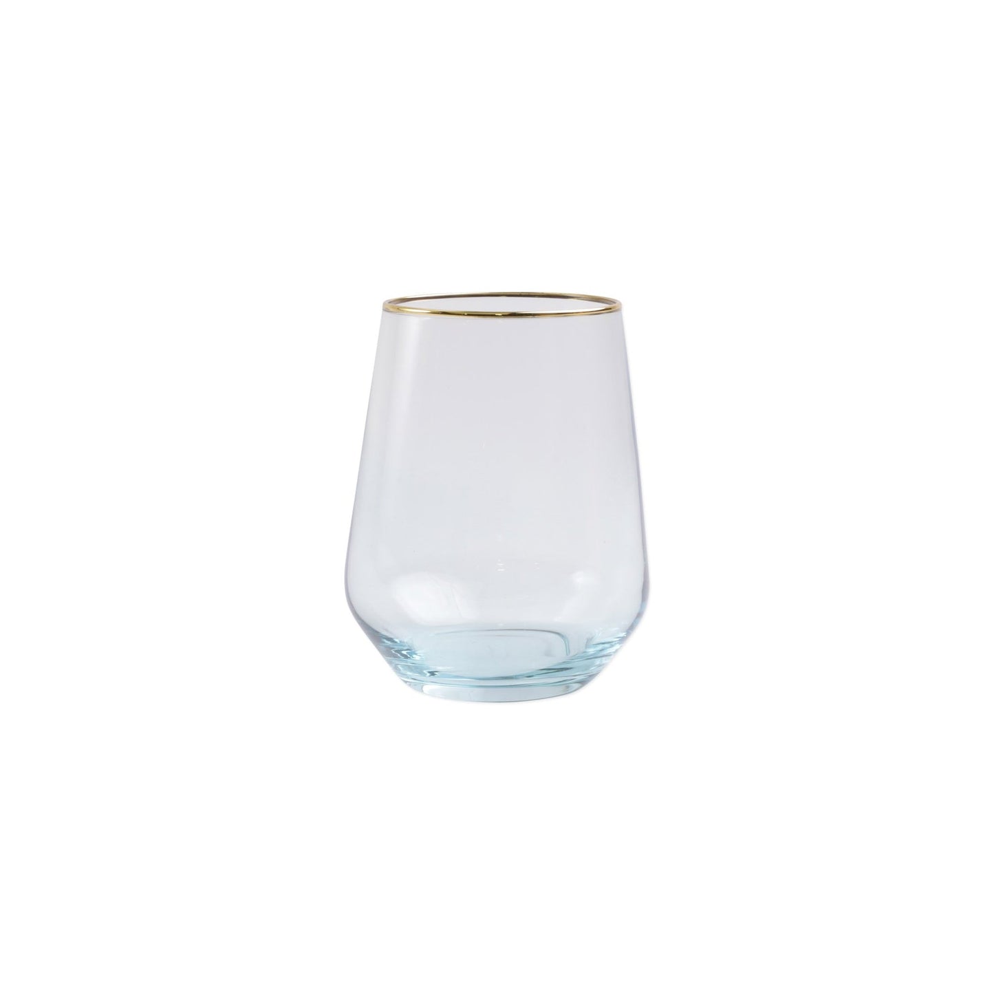 RAINBOW TURQUOISE STEMLESS WINE GLASS - Eden Lifestyle