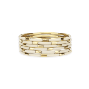 BuDhaGirl Ivory Veda Bracelets - Set of 6 - Eden Lifestyle