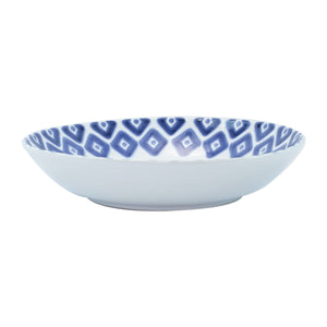 SANTORINI DIAMOND MEDIUM SERVING BOWL - Eden Lifestyle