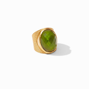Julie Vos, Accessories - Jewelry,  Julie Vos - Verona Statement Ring Iridescent Jade Green
