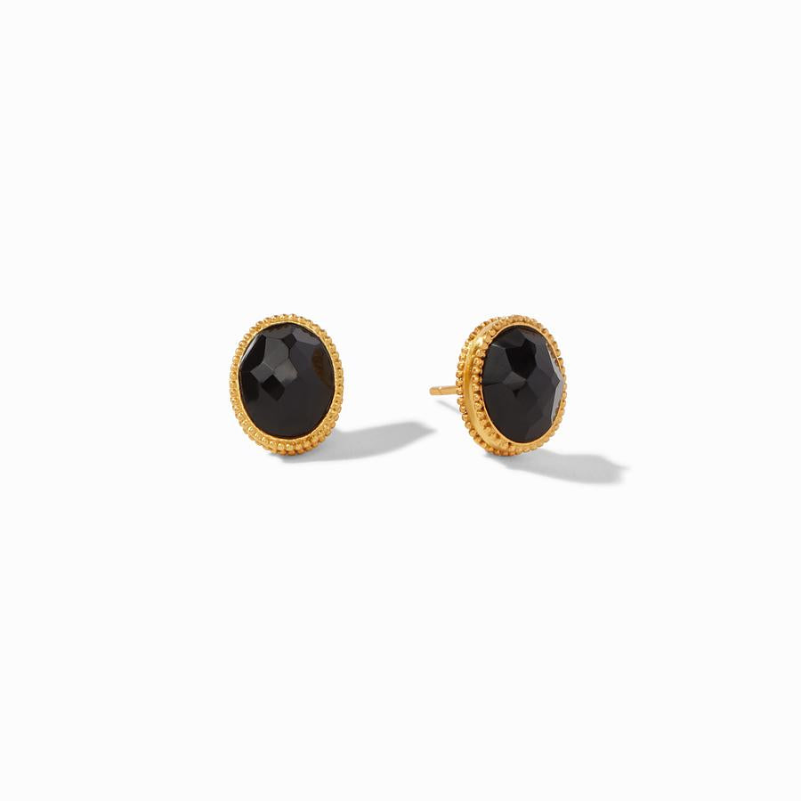 Julie Vos, Accessories - Jewelry,  Julie Vos Verona Stud - Obsidian Black