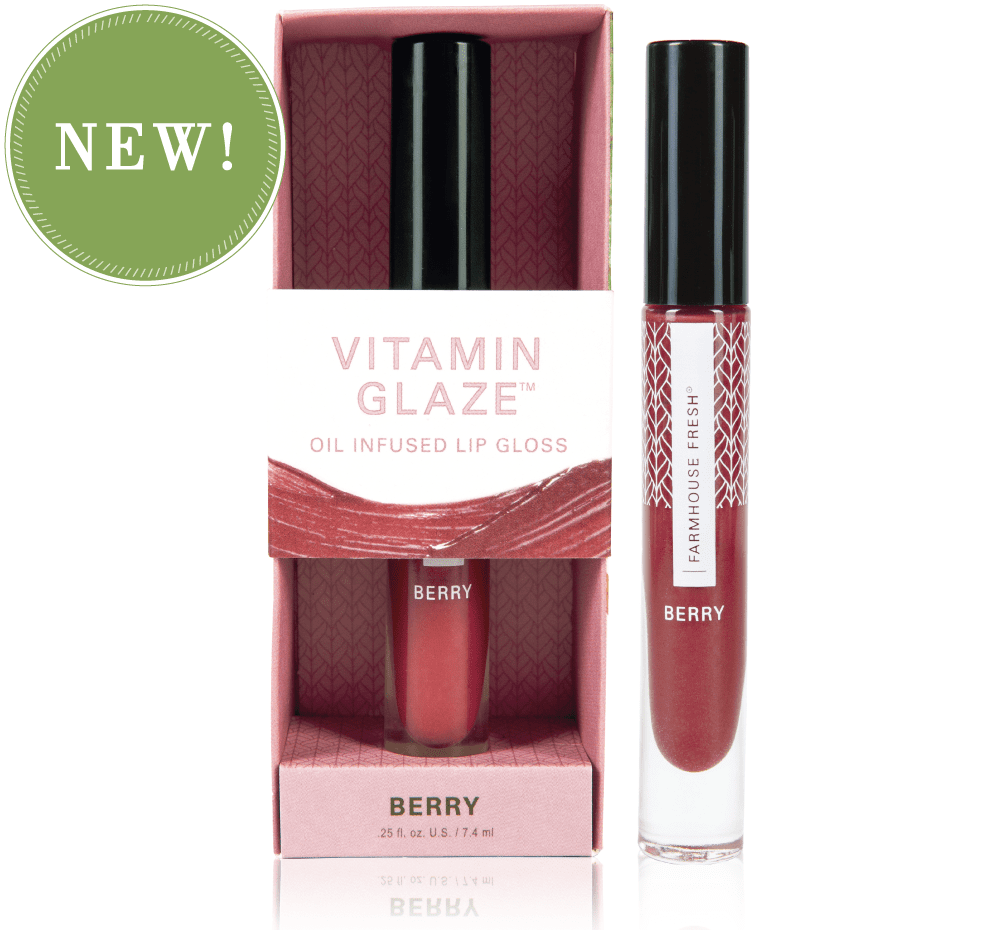 Farm House Fresh, Gifts - Beauty & Wellness,  Vitamin Glaze™ Oil Infused Lip Gloss – Berry