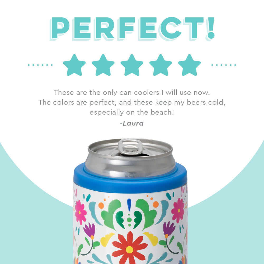 Swig Viva Fiesta Skinny Can Cooler (12oz) - Eden Lifestyle