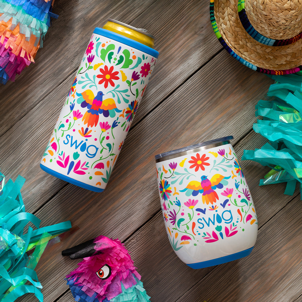 Swig Viva Fiesta Skinny Can Cooler (12oz) - Eden Lifestyle