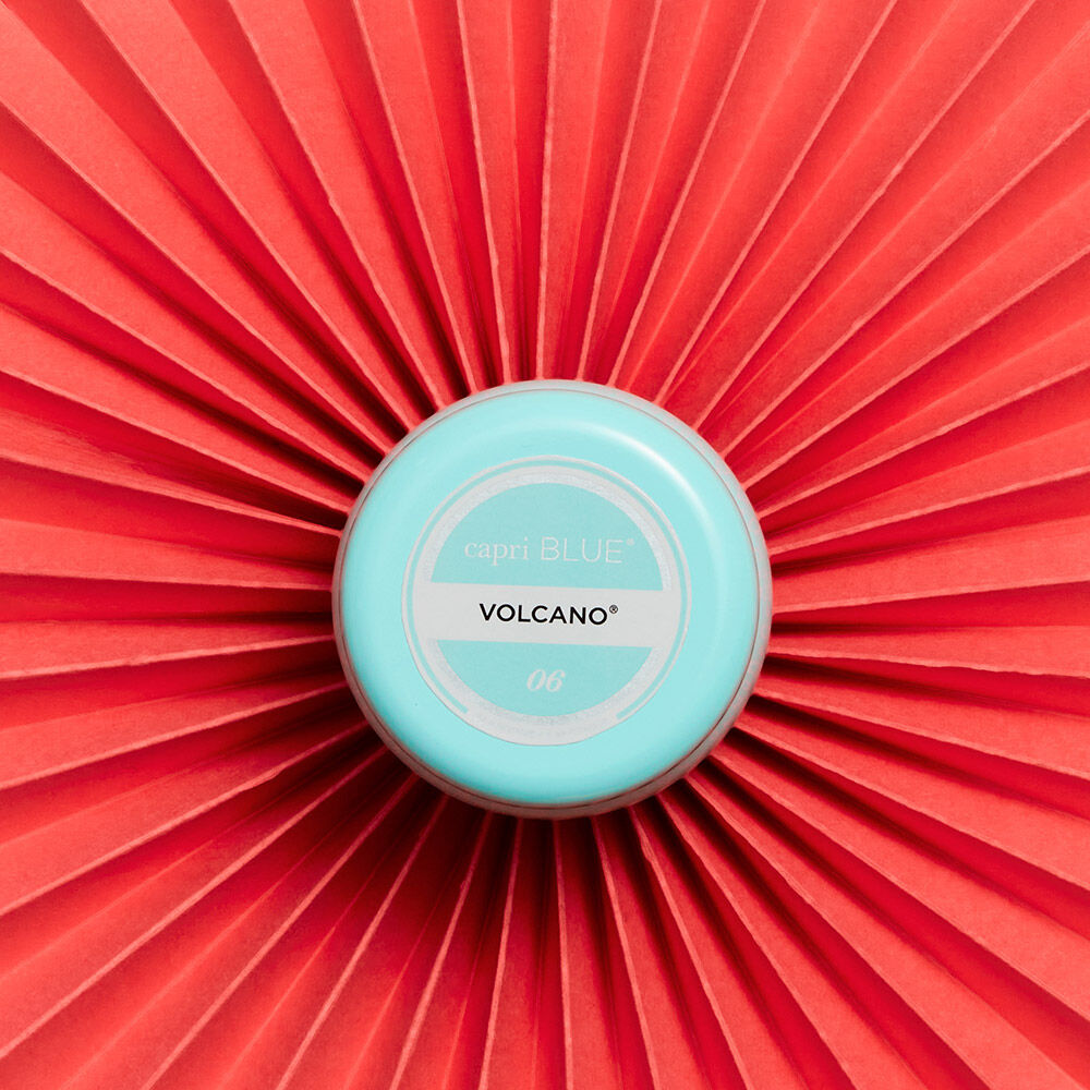 capri BLUE Volcano Aqua Printed Mini Tin, 3 oz - Eden Lifestyle