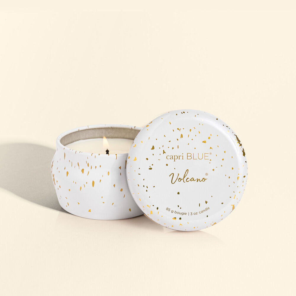 capri BLUE Volcano Glimmer Mini Tin, 3 oz - Eden Lifestyle