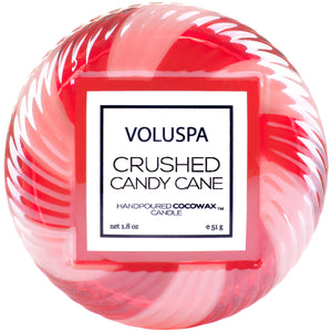 Voluspa - Crushed Candy Cane - Macaron Candle - Eden Lifestyle