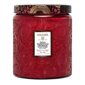 Voluspa - Goji Tarocco Orange - Luxe Jar Candle - Eden Lifestyle