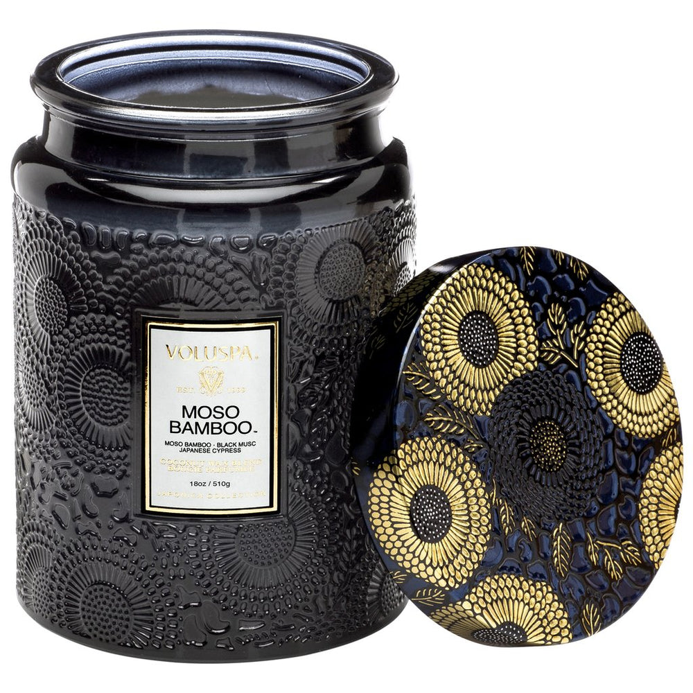 Voluspa, Home - Candles,  Voluspa - Moso Bamboo - Large Jar Candle