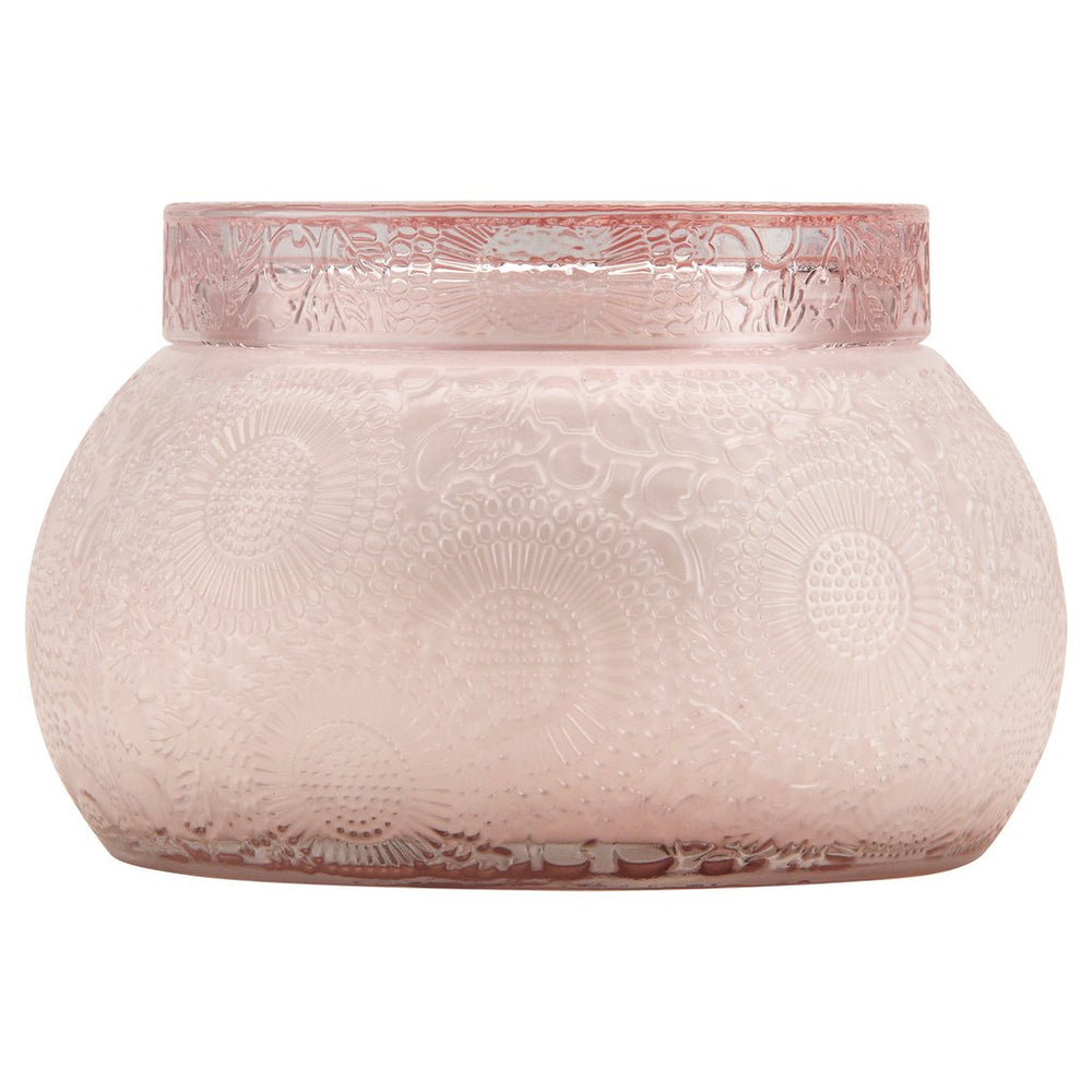 Voluspa, Home - Candles,  Voluspa - Panjore Lychee - Embossed Glass Chawan Bowl