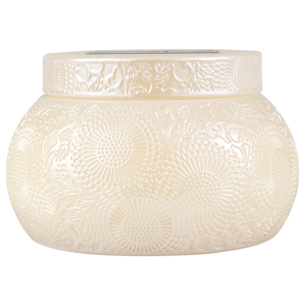 Voluspa, Home - Candles,  Voluspa - Santal Vanille - Embossed Glass Chawan Bowl