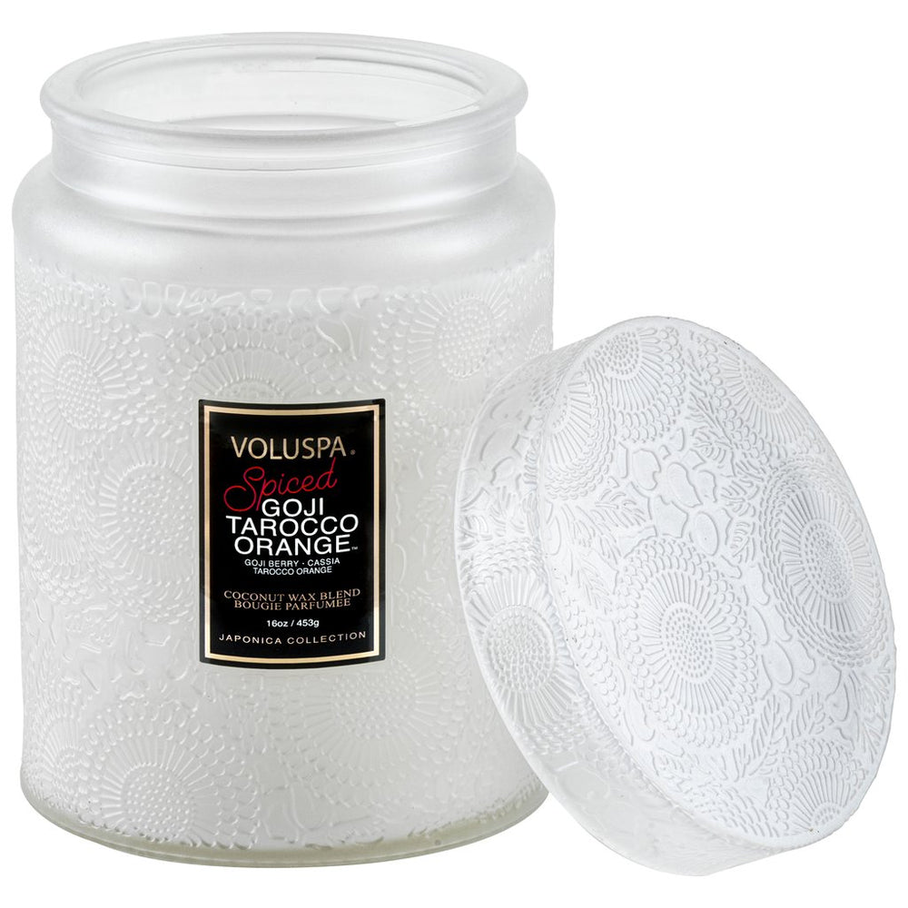 Voluspa, Home - Candles,  Voluspa - Spiced Goji Tarocco Orange - Large Jar Candle