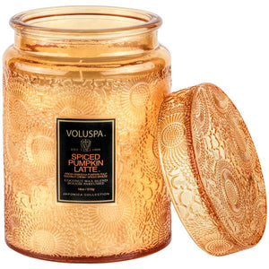 Voluspa, Home - Candles,  Voluspa - Spiced Pumpkin Latte - Large Jar Candle