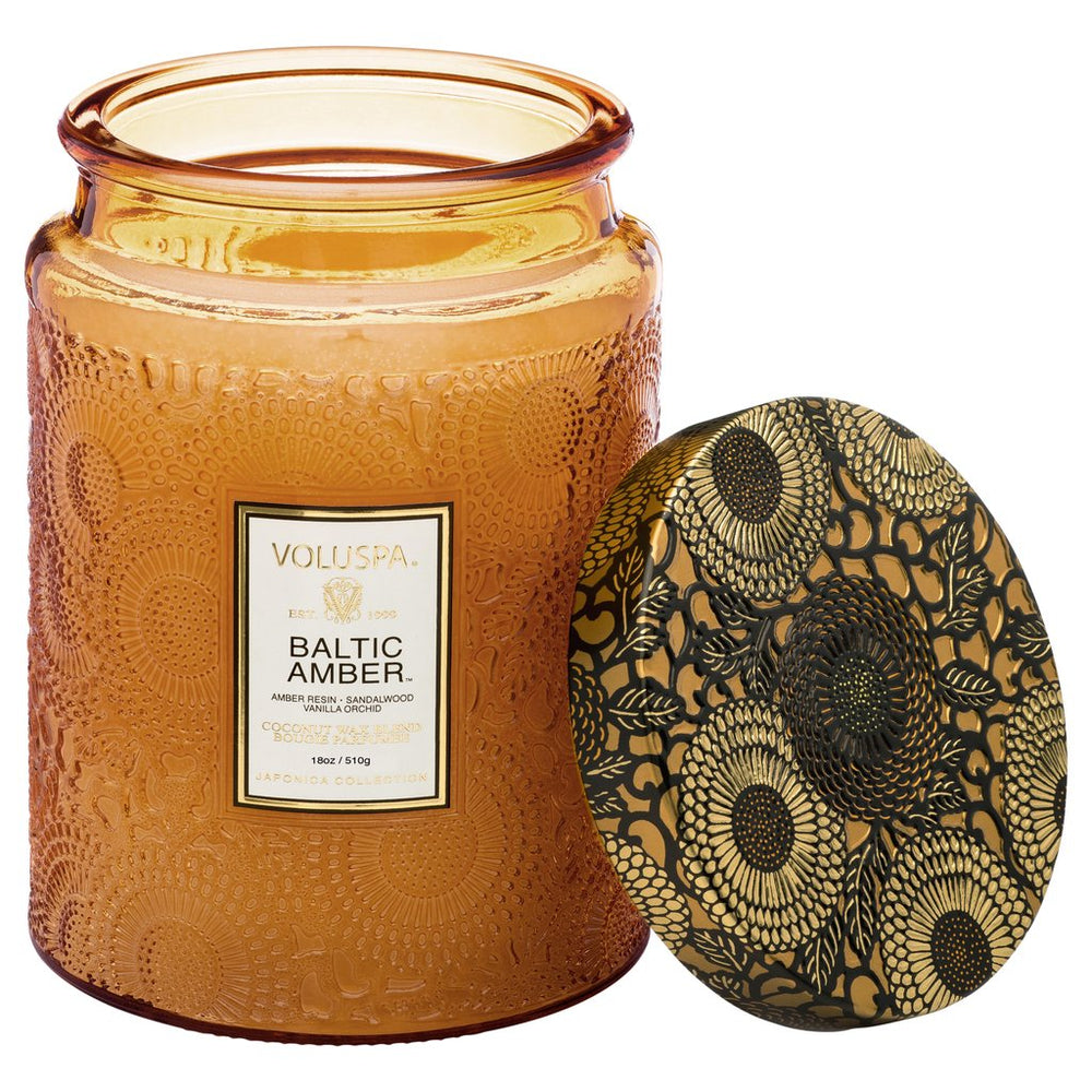Voluspa, Home - Candles,  Voluspa - Baltic Amber - Large Jar Candle