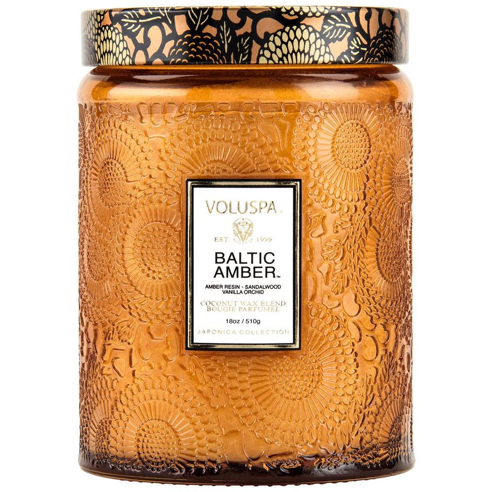 Voluspa, Home - Candles,  Voluspa - Baltic Amber - Large Jar Candle