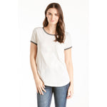 Another Love, Women - Tees,  Gia Ringer Tee White