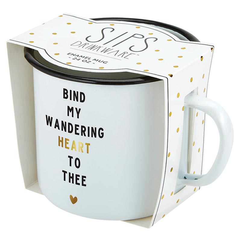 Eden Lifestyle Boutique, Home - Drinkware,  Wandering Heart Enamel Mug