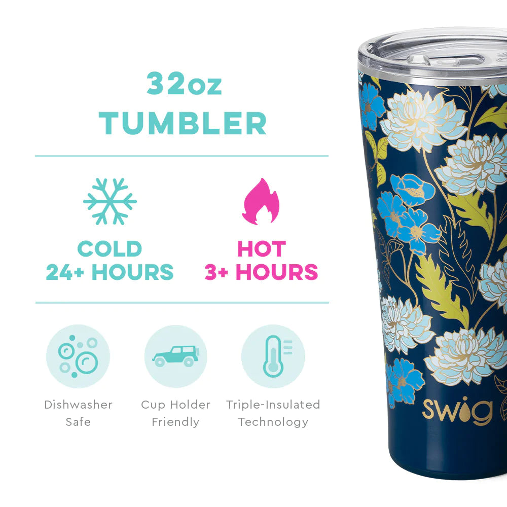 Water Lily Tumbler (32oz) - Eden Lifestyle