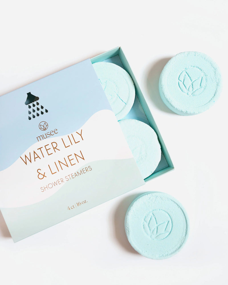 Water Lily & Linen Shower Steamer - Eden Lifestyle