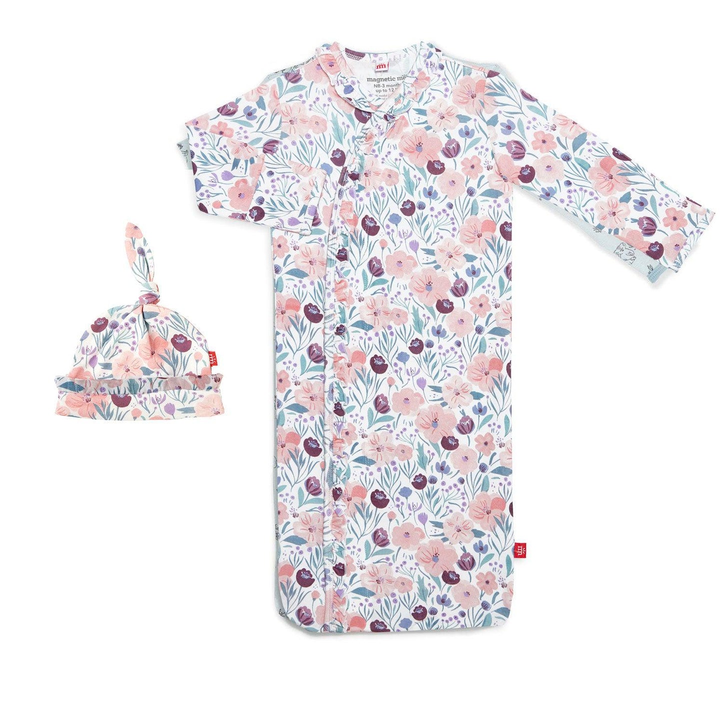 Magnetic Me by Magnificent Baby Whistledon Modal Magnetic Gown & Hat - Eden Lifestyle