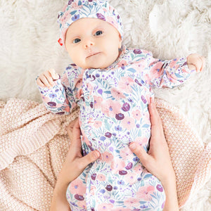 Magnetic Me by Magnificent Baby Whistledon Modal Magnetic Gown & Hat - Eden Lifestyle