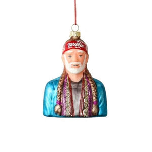 Willie Nelson Christmas Ornament - Eden Lifestyle